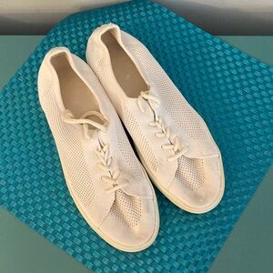 Soludos Off-White Knit Sneakers Women Size 10